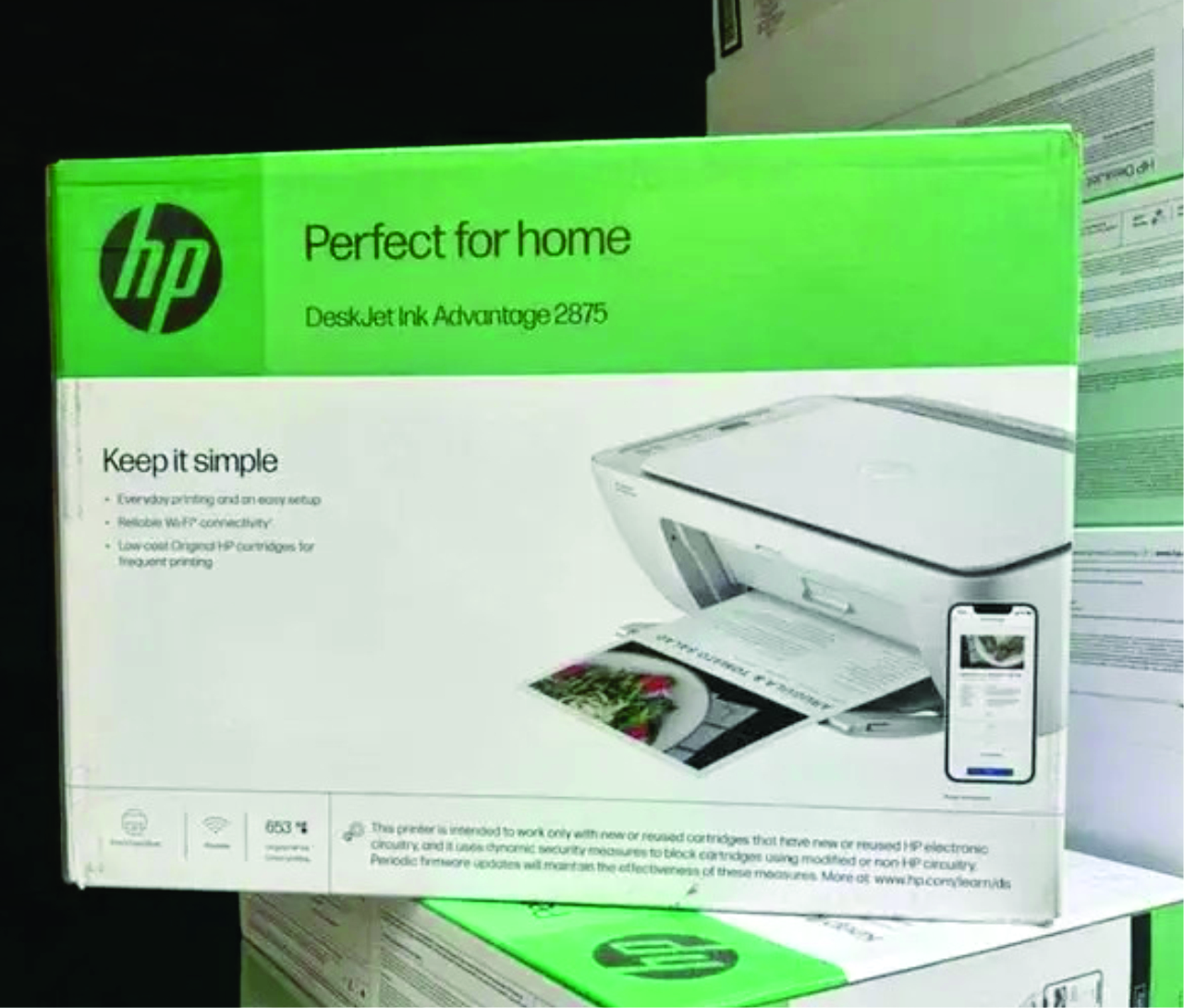 STAR LINK COMPUTERS HP Desk Jet Ink Advantage 2875 All-in-One Printer